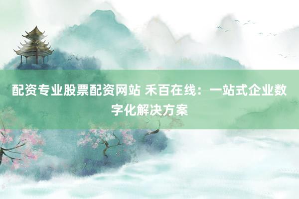 配资专业股票配资网站 禾百在线：一站式企业数字化解决方案