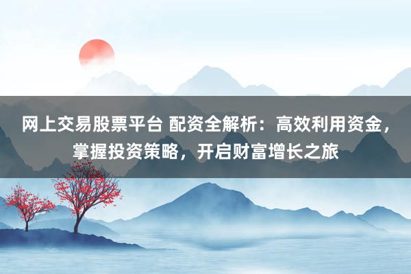 网上交易股票平台 配资全解析：高效利用资金，掌握投资策略，开启财富增长之旅